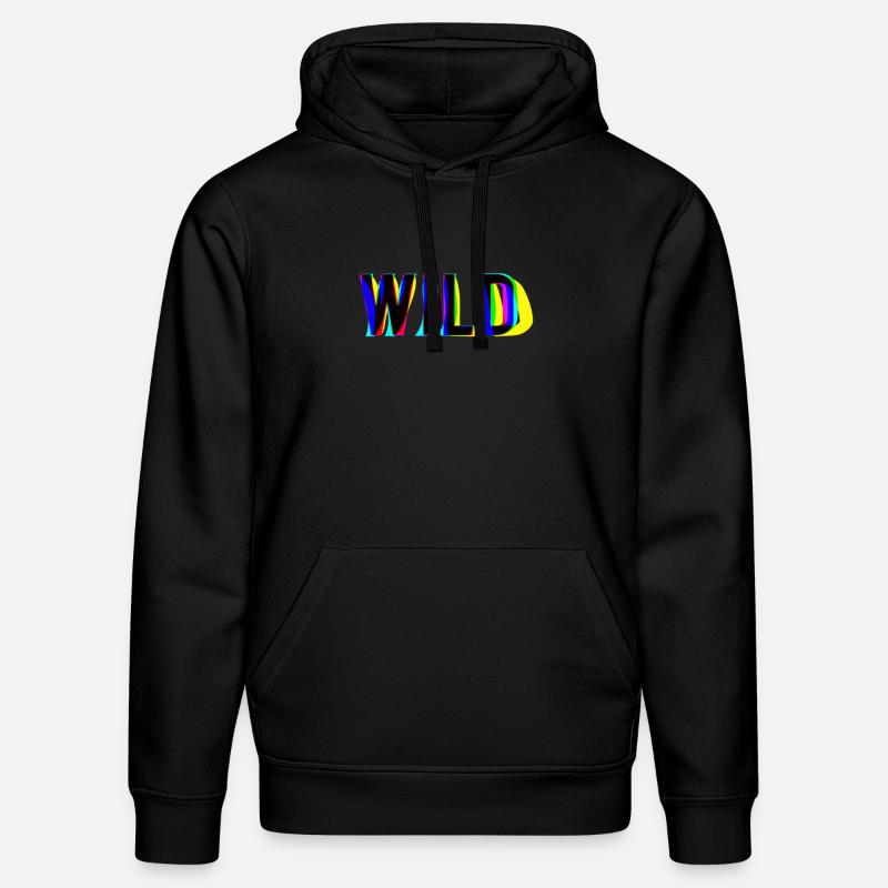 WILD êtes-vous prêt à - Sweat à capuche bio DRUMMER Stanley/Stella Unisexe - noir