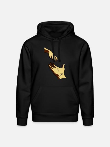 Provide rich hand - Stanley/Stella DRUMMER Unisex Organic Hoodie - black