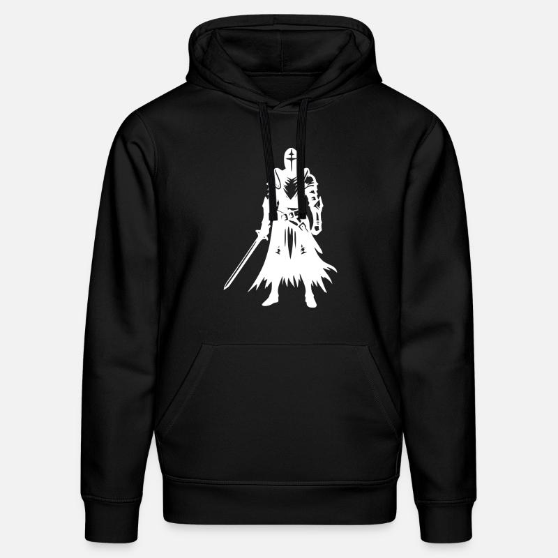 Chevalier à l’épée - Sweat à capuche bio DRUMMER Stanley/Stella Unisexe - noir