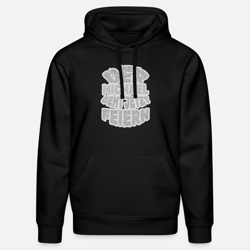 Cadeau pour Michael - Sweat à capuche bio DRUMMER Stanley/Stella Unisexe - noir