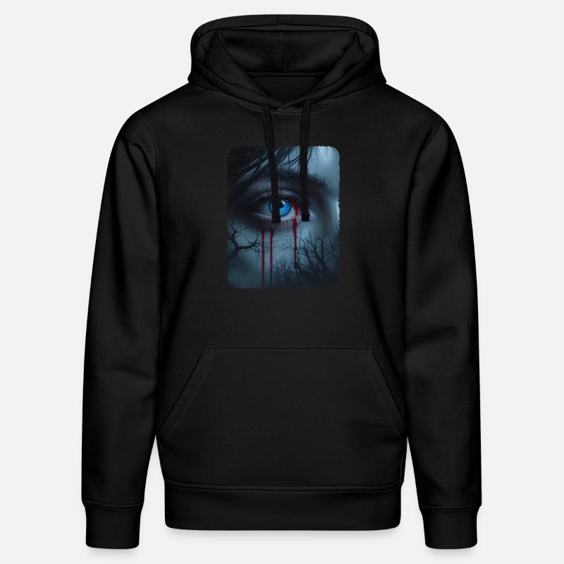 Mystère Blue Eye - Sweat à capuche bio DRUMMER Stanley/Stella Unisexe - noir