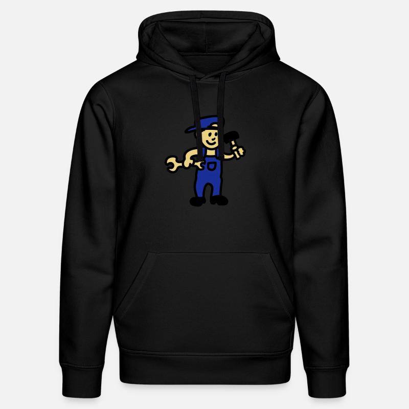 Craftsman 3 - Sweat à capuche bio DRUMMER Stanley/Stella Unisexe - noir