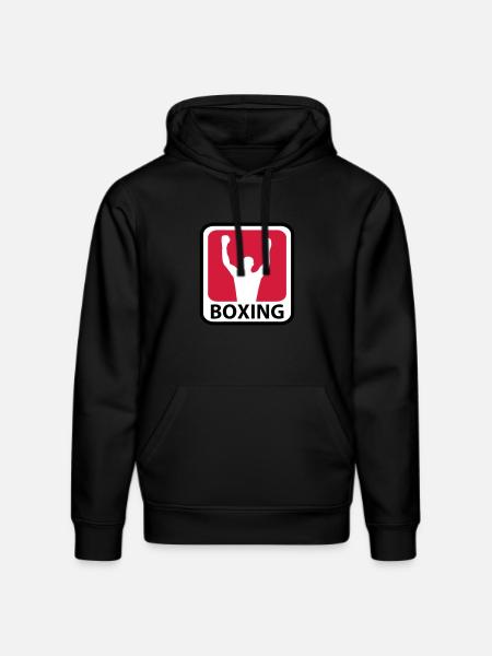 Boxing - Sweat à capuche bio DRUMMER Stanley/Stella Unisexe - noir
