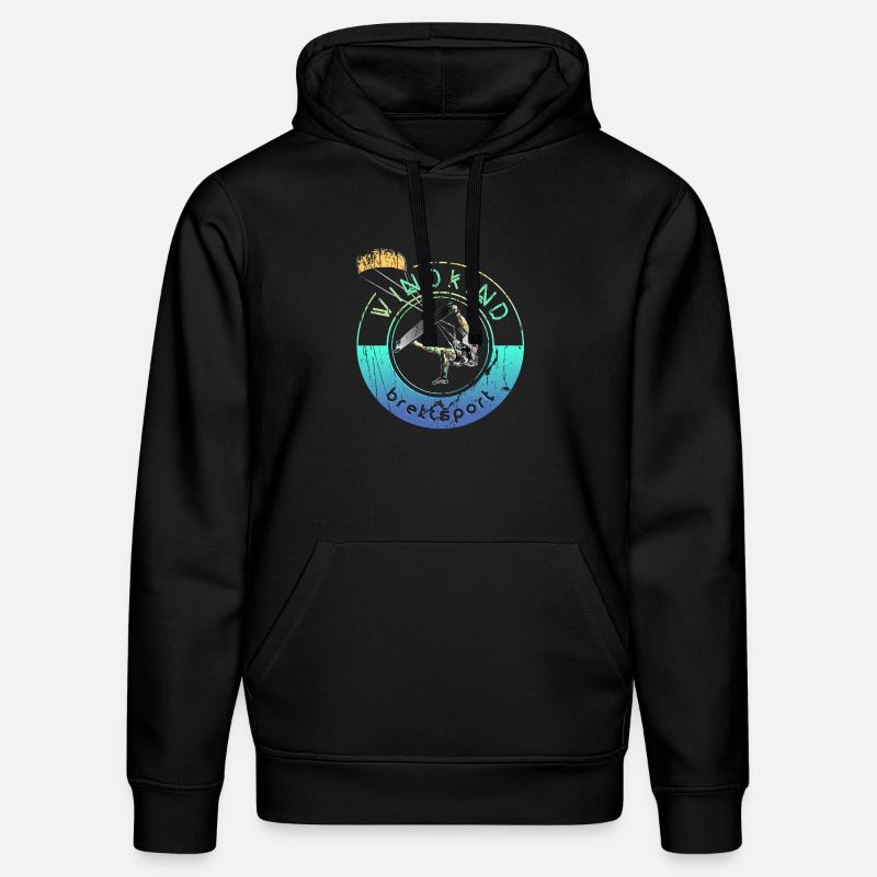Kitesurfeur Windkind 2 0 - Sweat à capuche bio DRUMMER Stanley/Stella Unisexe - noir