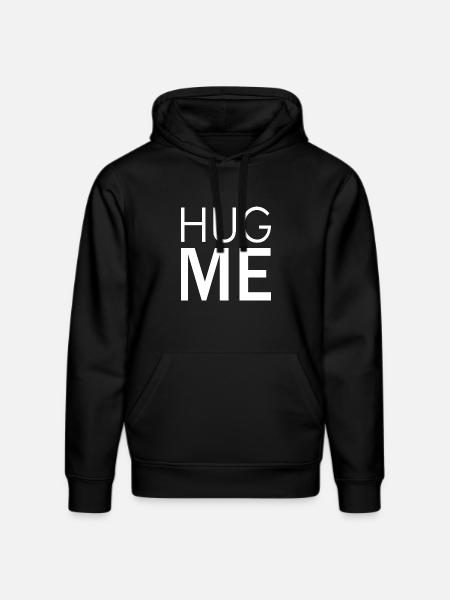 Hug Me (dark) - Sweat à capuche bio DRUMMER Stanley/Stella Unisexe - noir