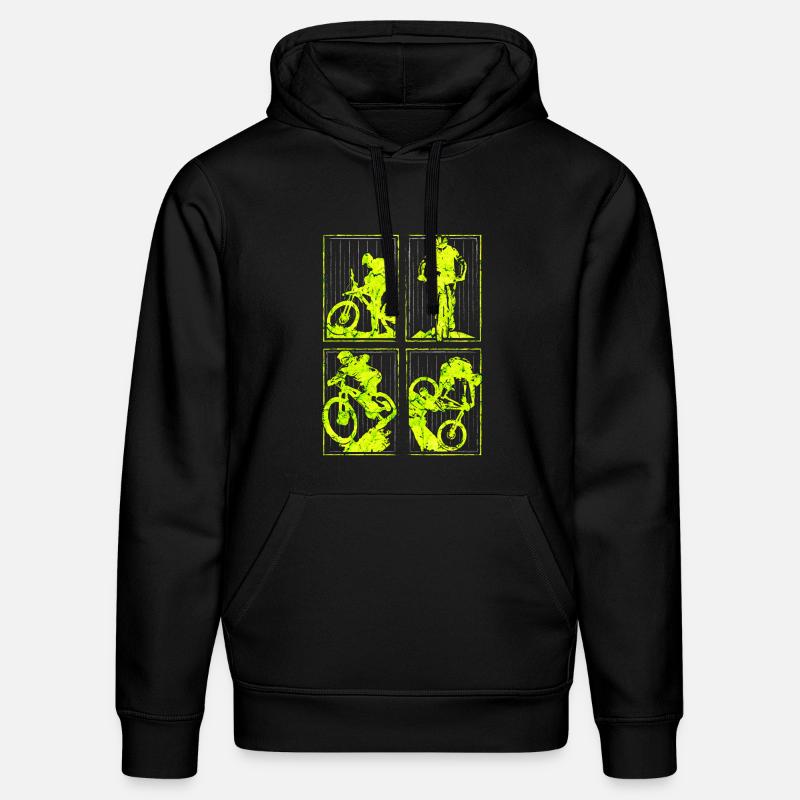 VTT | VTT | VTT | VTTistes - Sweat à capuche bio DRUMMER Stanley/Stella Unisexe - noir