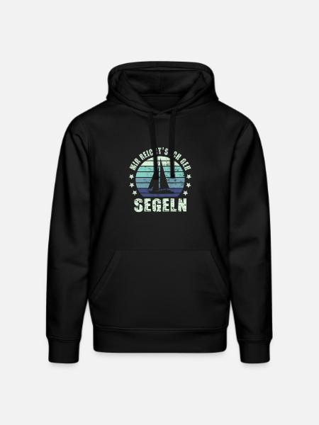 Segeln Segelboot - Stanley/Stella Unisex Bio-Hoodie DRUMMER - Schwarz