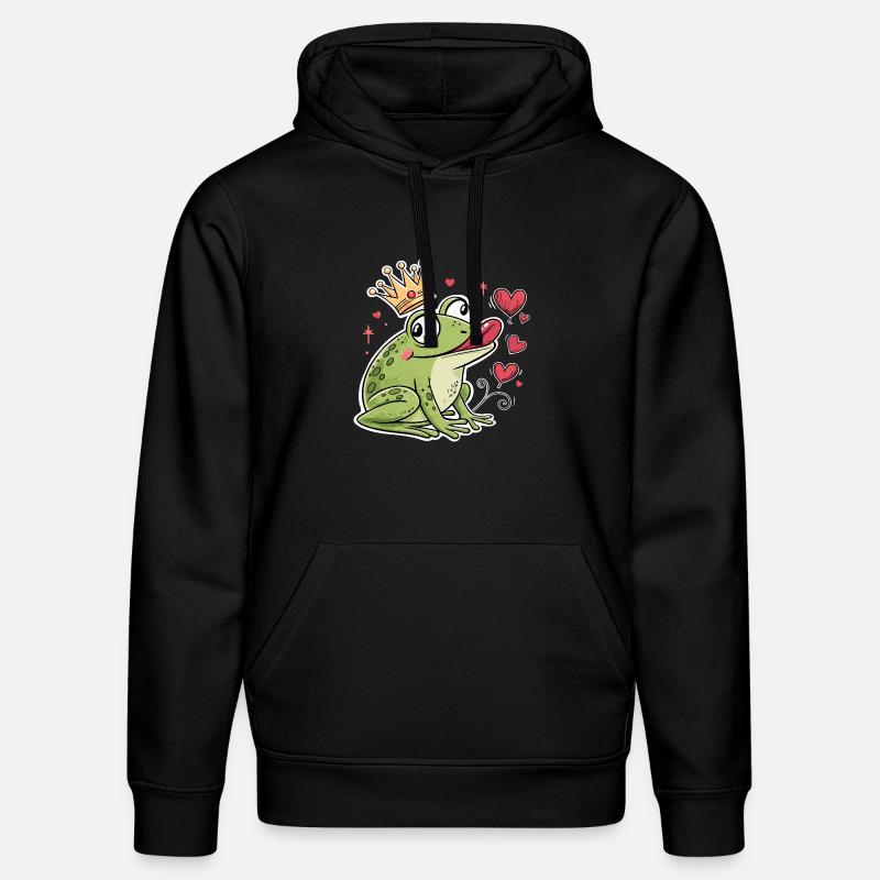 Grenouille Prince Carnaval Carnaval Confettis - Sweat à capuche bio DRUMMER Stanley/Stella Unisexe - noir