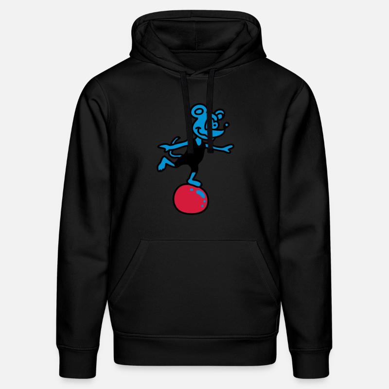 souris sportif 3 - Sweat à capuche bio DRUMMER Stanley/Stella Unisexe - noir