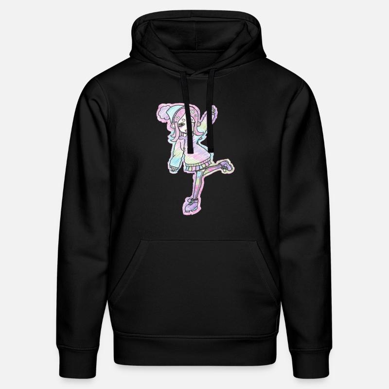 Inkling Mädchen | Pink | Splatoon - Stanley/Stella Unisex Bio-Hoodie DRUMMER  - Schwarz