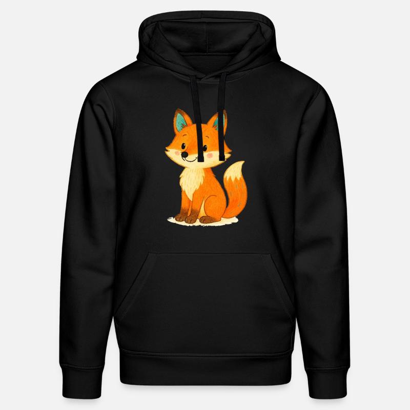 Bande dessinée Fox - Sweat à capuche bio DRUMMER Stanley/Stella Unisexe - noir