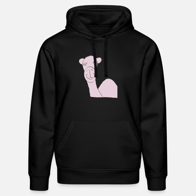 kamel rosa - Stanley/Stella Unisex Bio-Hoodie DRUMMER  - Schwarz