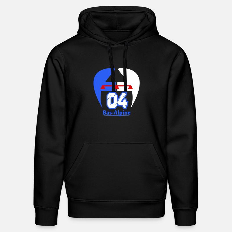 Logo Bas-Alpine 04 - Sweat à capuche bio DRUMMER Stanley/Stella Unisexe - noir