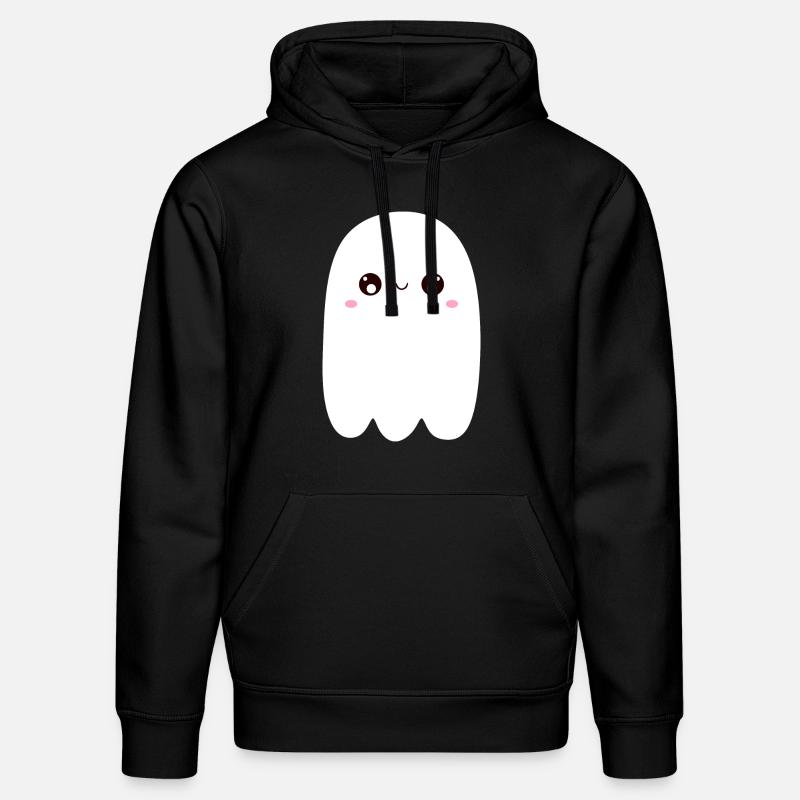 Fantôme Kawaii - Sweat à capuche bio DRUMMER Stanley/Stella Unisexe - noir