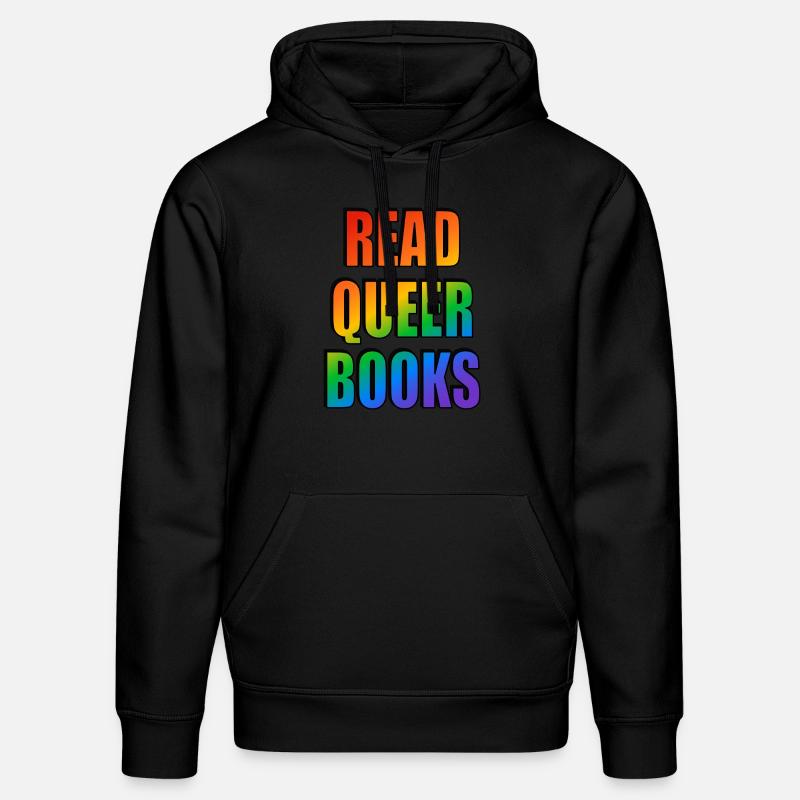 Lire des livres queer - Sweat à capuche bio DRUMMER Stanley/Stella Unisexe - noir