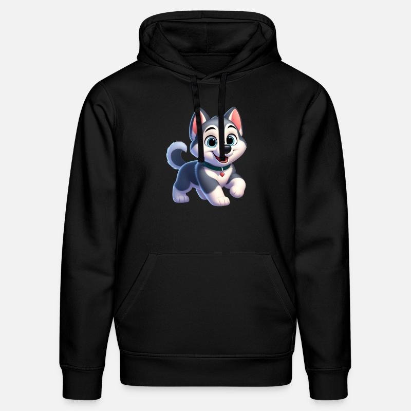 husky 2 - Sweat à capuche bio DRUMMER Stanley/Stella Unisexe - noir