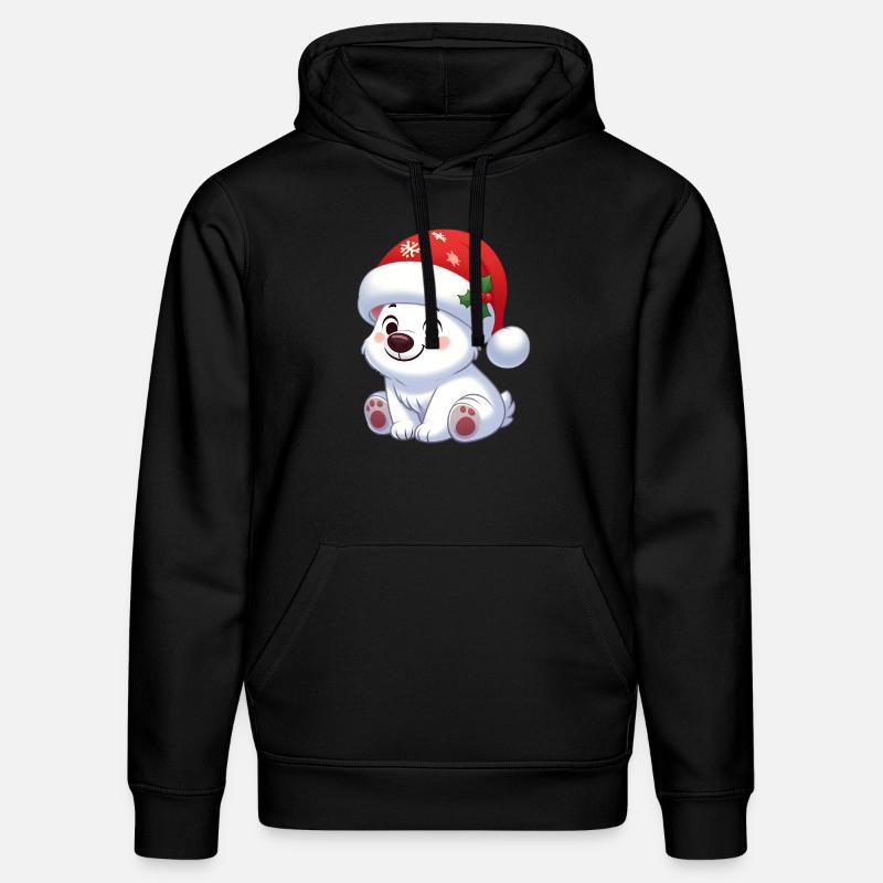 Eisbär 13 - Stanley/Stella Unisex Bio-Hoodie DRUMMER  - Schwarz
