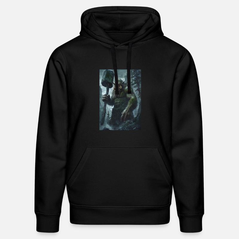 Géant Géant Norvège Cadeau - Sweat à capuche bio DRUMMER Stanley/Stella Unisexe - noir