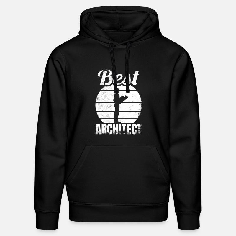 Meilleur architecte - Sweat à capuche bio DRUMMER Stanley/Stella Unisexe - noir