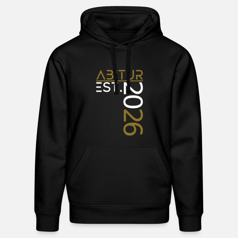 Abitur 2026 - Sweat à capuche bio DRUMMER Stanley/Stella Unisexe - noir
