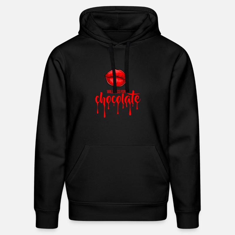 Embrassera pour du chocolat (noir) - Sweat à capuche bio DRUMMER Stanley/Stella Unisexe - noir