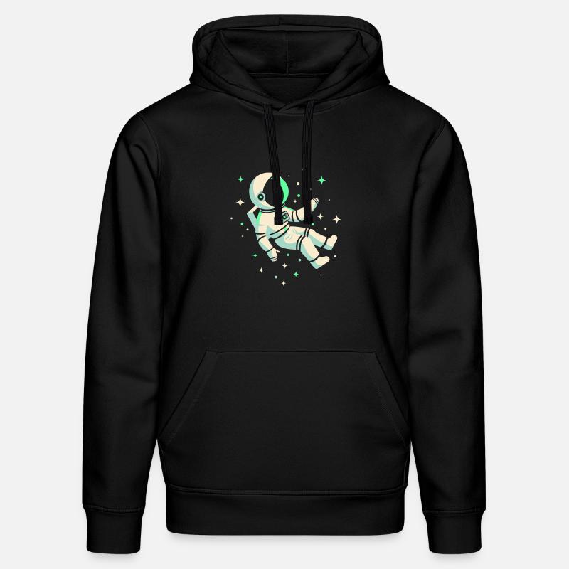Astronaute - Sweat à capuche bio DRUMMER Stanley/Stella Unisexe - noir