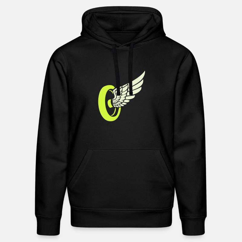 Aile de roue - Sweat à capuche bio DRUMMER Stanley/Stella Unisexe - noir