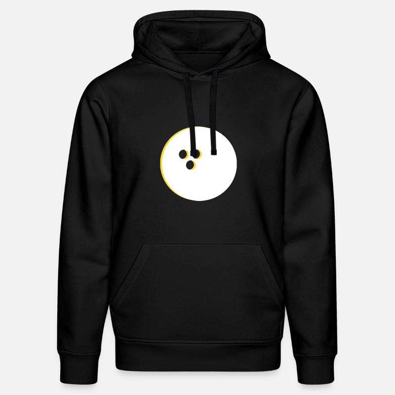Bowlingkugel, Bowling - Stanley/Stella Unisex Bio-Hoodie DRUMMER  - Schwarz