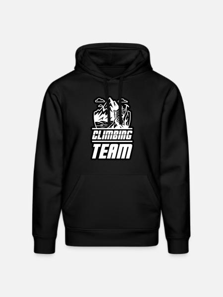 Bergsteiger Team - Stanley/Stella Unisex Bio-Hoodie DRUMMER - Schwarz