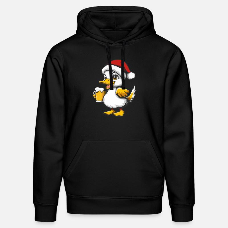 Bière de canard Noël Noël - Sweat à capuche bio DRUMMER Stanley/Stella Unisexe - noir