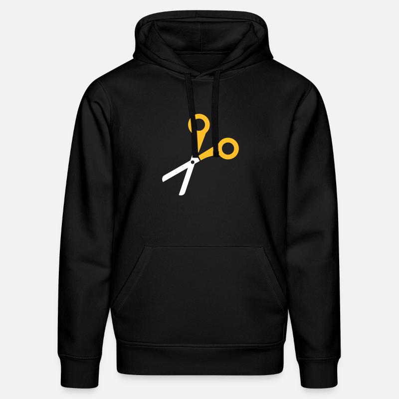 Ciseaux - Sweat à capuche bio DRUMMER Stanley/Stella Unisexe - noir