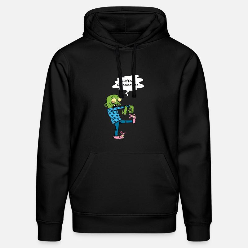 Brauchen Sie einen Kaffee - Stanley/Stella Unisex Bio-Hoodie DRUMMER  - Schwarz