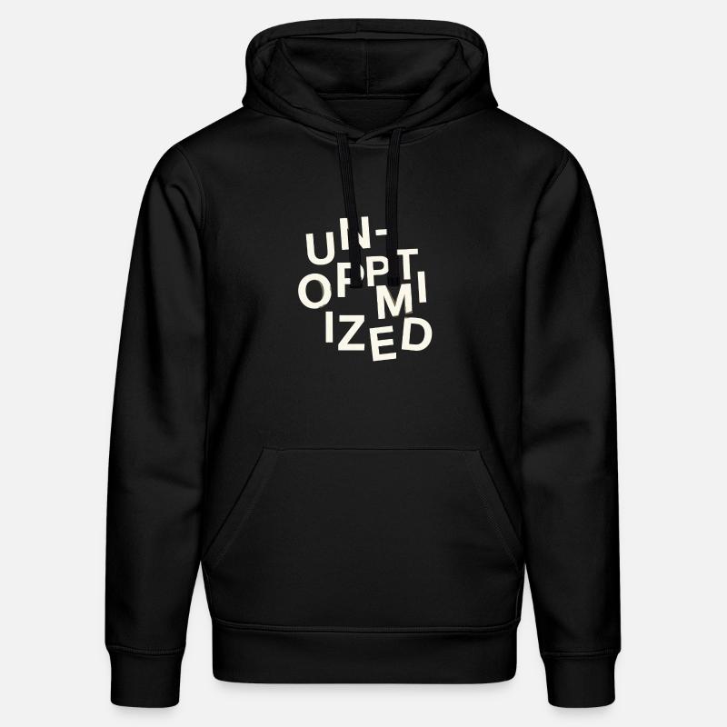 Unoptimized Original - Stanley/Stella Unisex Bio-Hoodie DRUMMER  - Schwarz