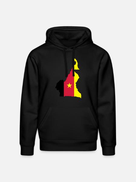 Kamerun - Stanley/Stella Unisex Bio-Hoodie DRUMMER - Schwarz