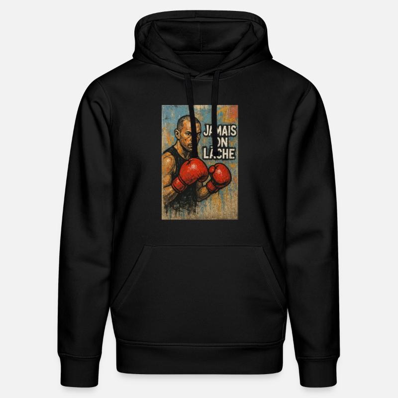 Boxe - Sweat à capuche bio DRUMMER Stanley/Stella Unisexe - noir