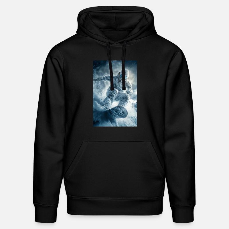 Frozen Thrill Snowboarder - Sweat à capuche bio DRUMMER Stanley/Stella Unisexe - noir