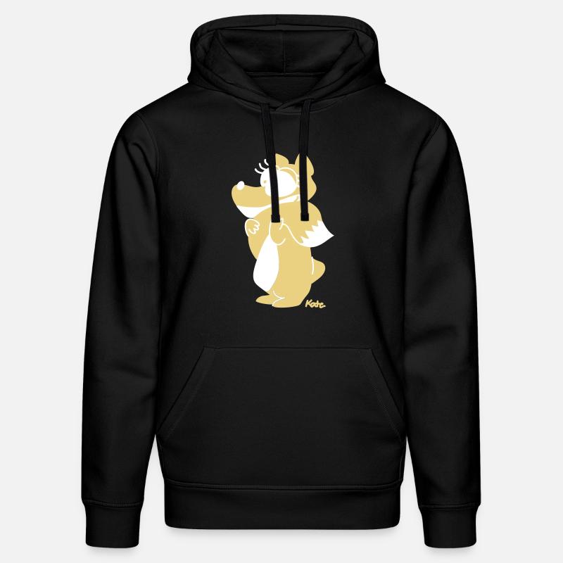 Fuchs (couleur) - Sweat à capuche bio DRUMMER Stanley/Stella Unisexe - noir