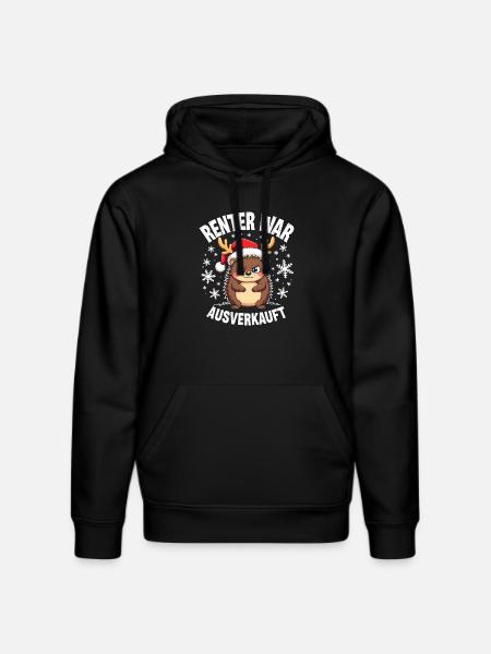 Igel Rentier war ausverkauft - Stanley/Stella Unisex Bio-Hoodie DRUMMER - Schwarz