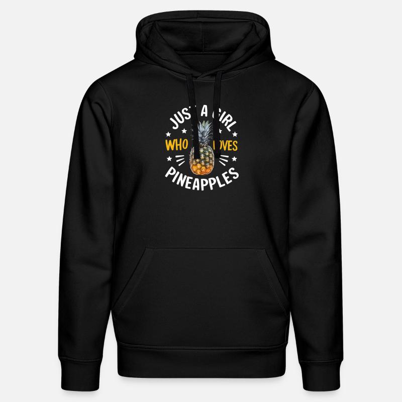 Ananas Fruit tropical hawaïen - Sweat à capuche bio DRUMMER Stanley/Stella Unisexe - noir