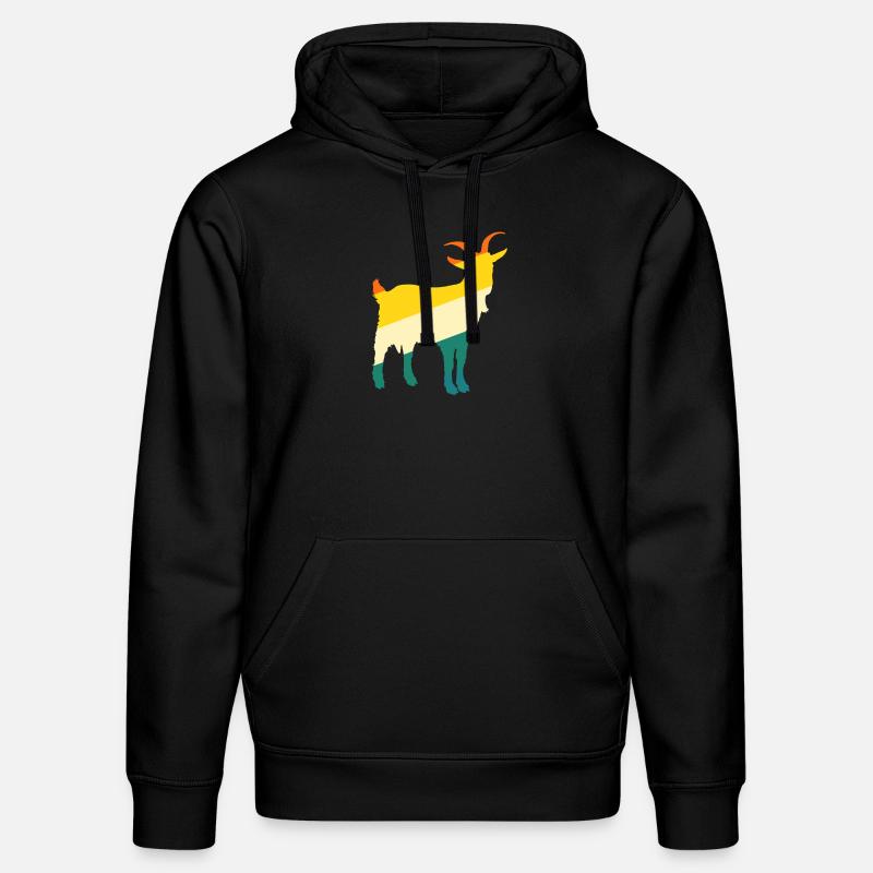 Chèvres - Sweat à capuche bio DRUMMER Stanley/Stella Unisexe - noir