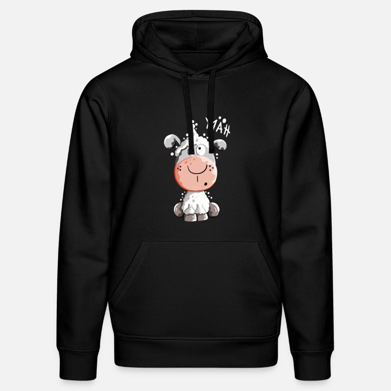 Drolliges Schaf - Schafe - Lamm - Fun - Stanley/Stella Unisex Bio-Hoodie DRUMMER  - Schwarz
