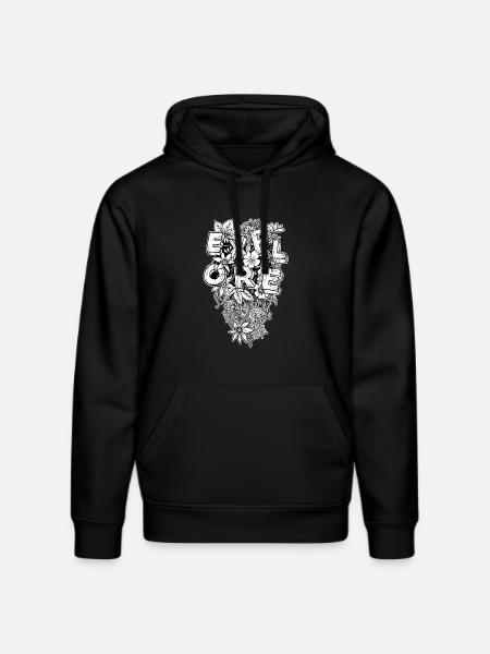 Explore - Endecker und Kletter T-Shirt - Stanley/Stella DRUMMER Unisex Organic Hoodie - black