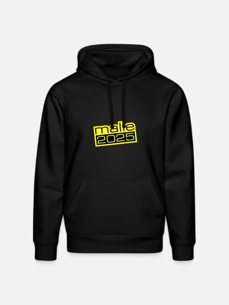 Malle 2025 - Stanley/Stella Unisex Bio-Hoodie DRUMMER - Schwarz