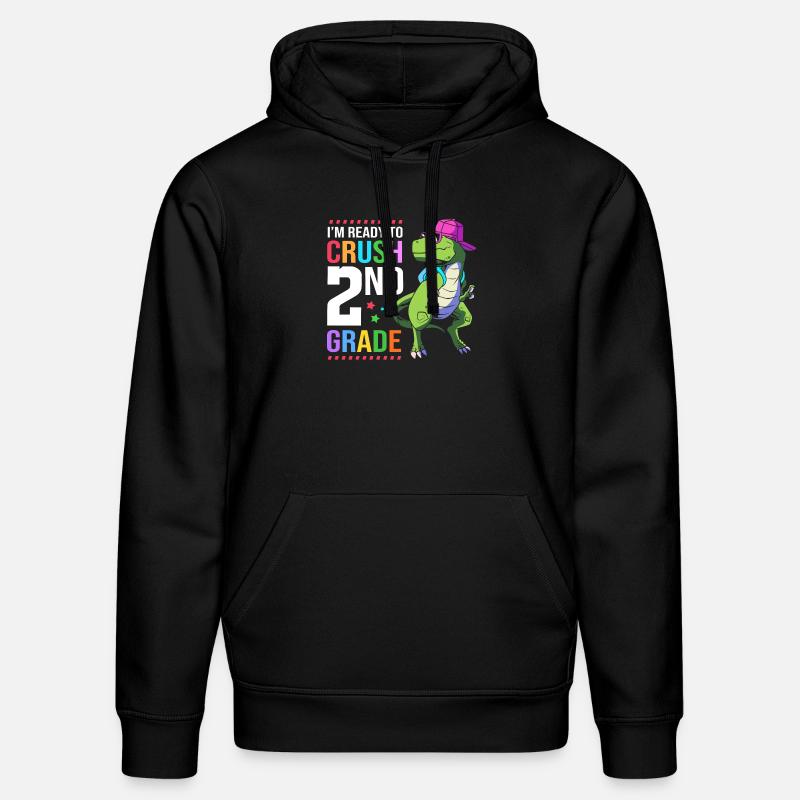 2e année - Sweat à capuche bio DRUMMER Stanley/Stella Unisexe - noir