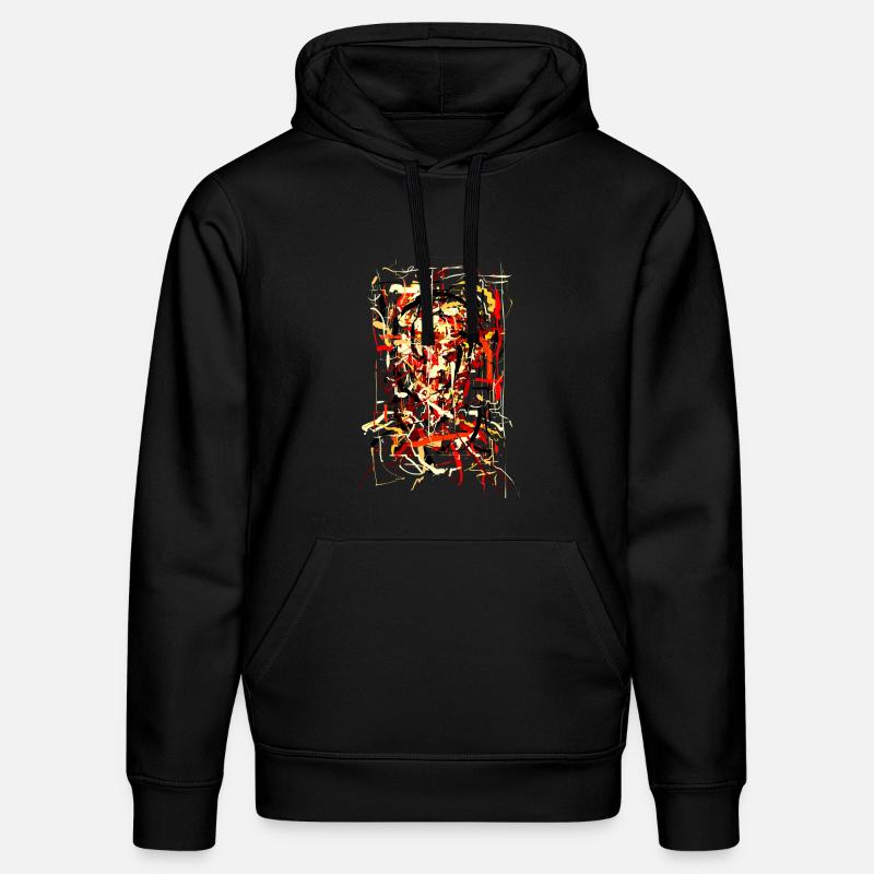 Flammender Teufel - Stanley/Stella Unisex Bio-Hoodie DRUMMER  - Schwarz