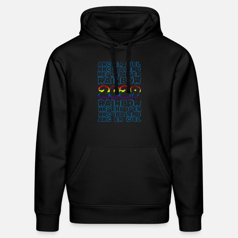 Arc-en-ciel 2029 - Sweat à capuche bio DRUMMER Stanley/Stella Unisexe - noir