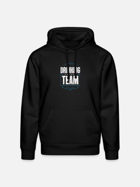 Drinking Crew - Stanley/Stella Unisex Bio-Hoodie DRUMMER - Schwarz