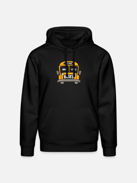 School Bus Driver School Bus - Stanley/Stella DRUMMER Unisex Organic Hoodie - black