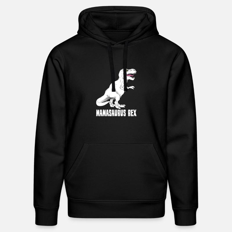 Mutter Dinosaurier - Mamasaurus Rex - Lustig - Stanley/Stella Unisex Bio-Hoodie DRUMMER  - Schwarz