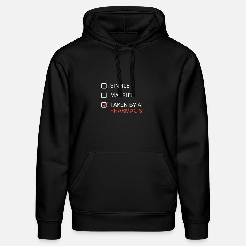 Verheiratet mit Apotheker - Stanley/Stella Unisex Bio-Hoodie DRUMMER  - Schwarz